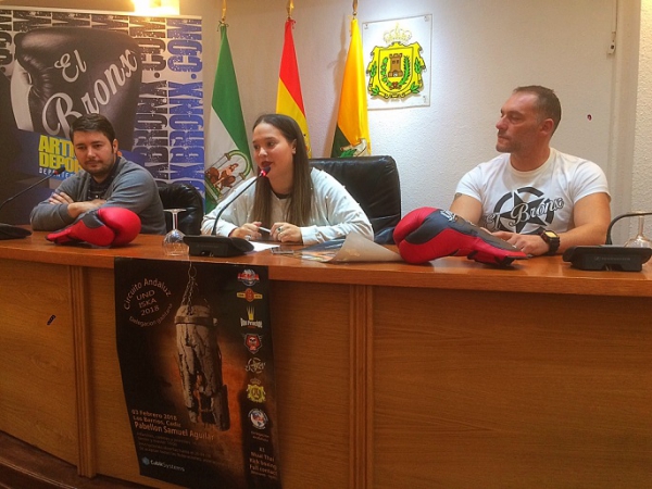 Lobato presenta el I Circuito Andaluz de KickBoxing que se celebrará el 3 de febrero en Los Barrios