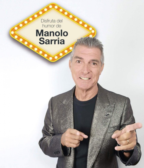 El humorista Manolo Sarriá actuará el miércoles en la caseta municipal