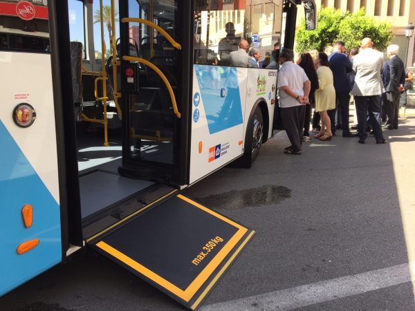 1.081 viajeros hicieron uso del transporte público en autobús coincidiendo con la gratuidad del servicio el “Día sin Coche”