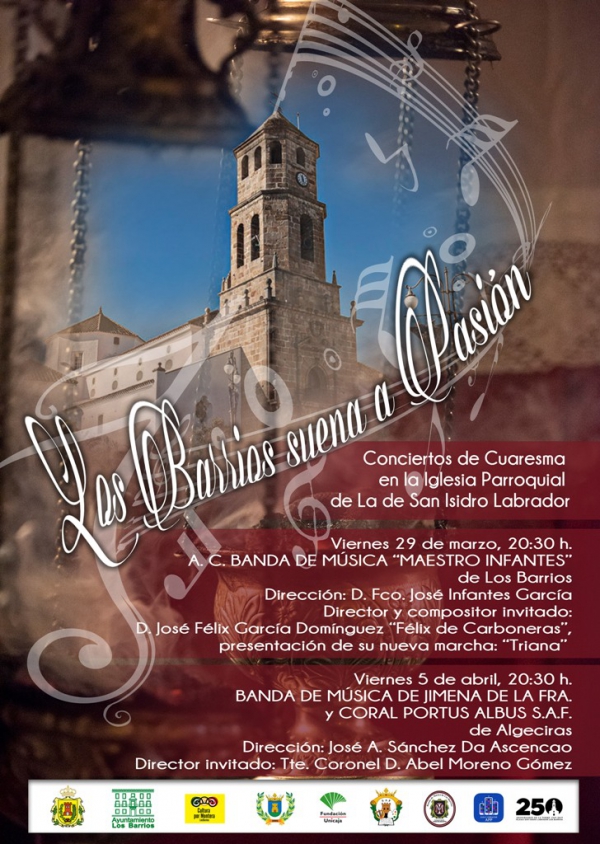 El concierto audiovisual ‘Los Barrios suena a Pasión’ de la banda de música, el viernes 29 de marzo en la Iglesia de San Isidro