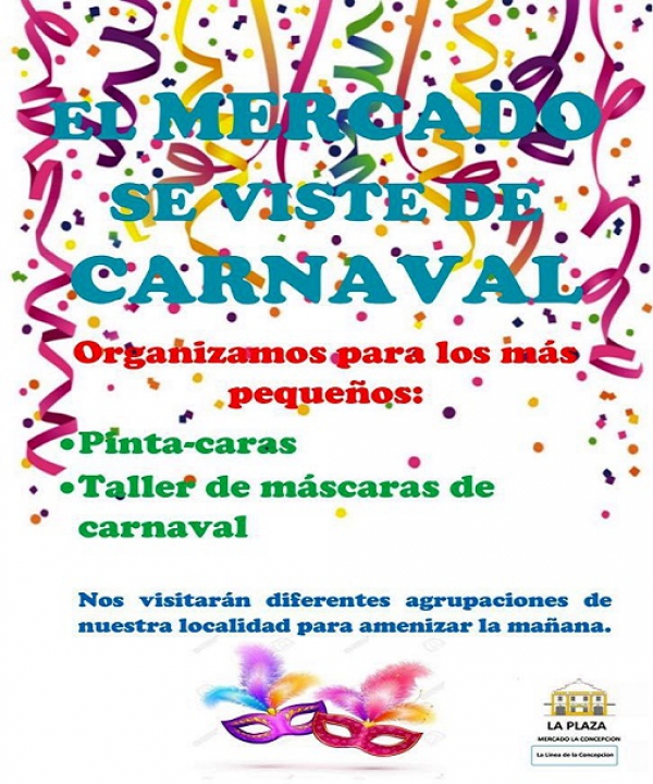 La Asociación de Comerciantes del Mercado de La Línea organiza este sábado actividades de carnaval