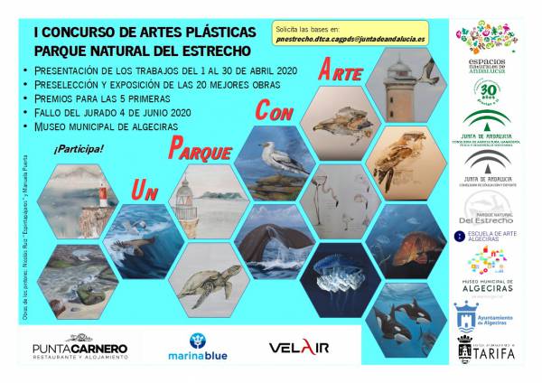 La Junta de Andalucía organiza el I Concurso de Artes Plásticas Parque Natural del Estrecho