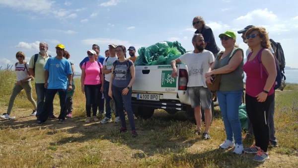 Verdemar Ecologistas en Acción y voluntarios recogen cientos de plásticos en la playa de El Chinarral