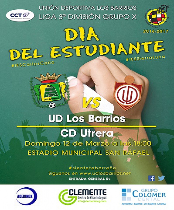 La Unión Deportiva dedica el cartel a los estudiantes de secundaria del municipio de la Villa
