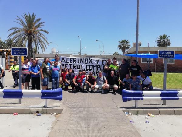 CCOO agradece el respaldo del Ayuntamiento de Los Barrios a los trabajadores de Exo Petrol