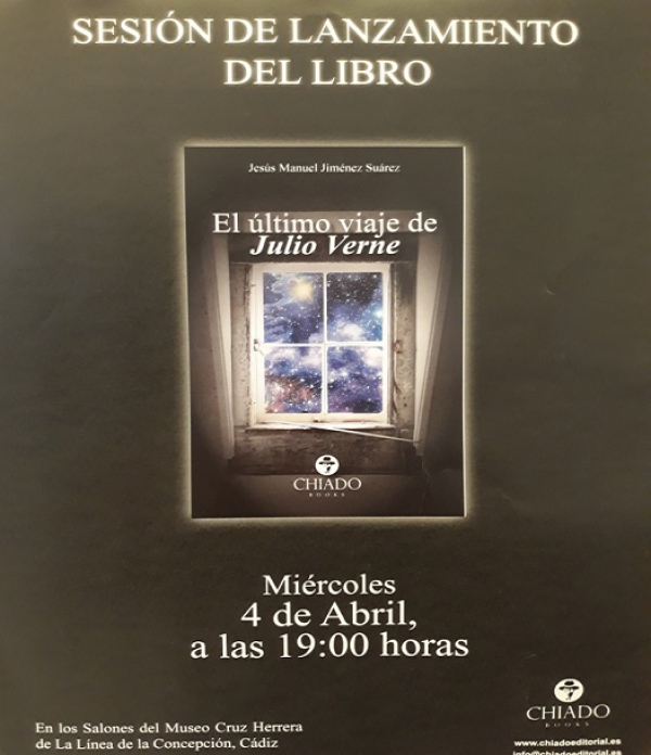 Mañana en el Museo Cruz Herrera, Jesús Manuel Jiménez Suárez presentará su libro &quot;El último viaje de Julio Verne&quot;
