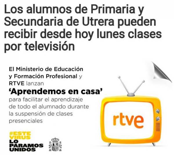 Podemos Los Barrios informa de la programación extraordinaria educativa para primaria y secundaria en RTVE