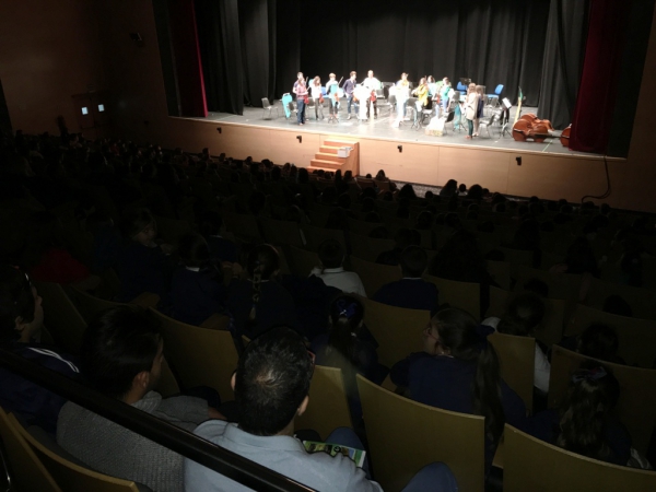 Mas de setecientos escolares  asisten al concierto didáctico de la Oferta Educativa Municipal