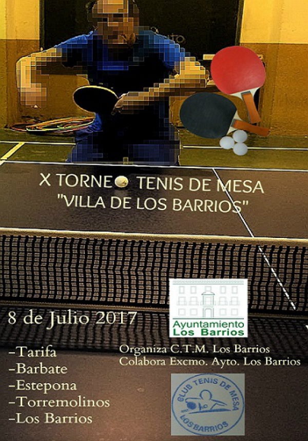 X edición torneo Tenis de Mesa &quot;Villa de Los Barrios&quot;
