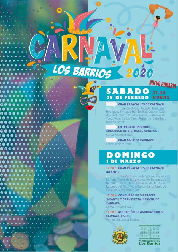 El pasacalles de adultos del Carnaval de Los Barrios tendrá su salida a las 21.30 horas