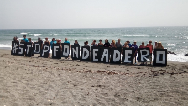 Verdemar E.A inicia una nueva protesta contra el pretendido fondeadero de buques que el Puerto de Algeciras quiere establecer