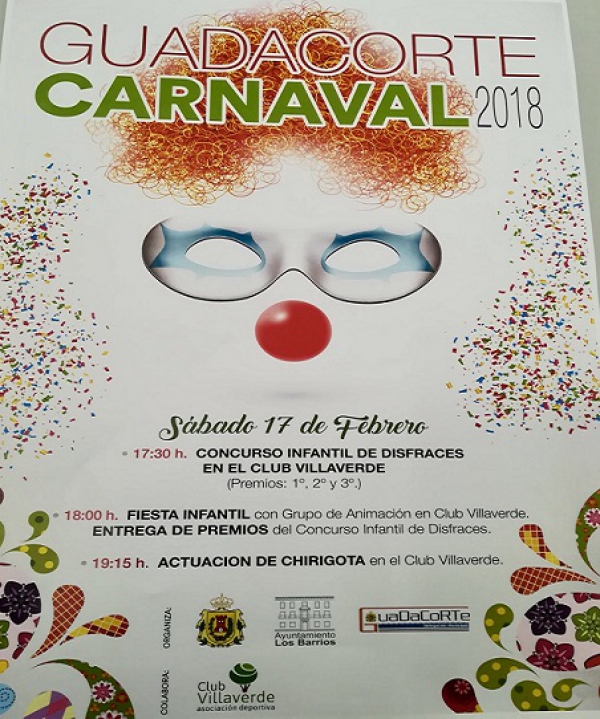 Guadacorte celebra su carnaval el sábado 17 de febrero con distintas actividades