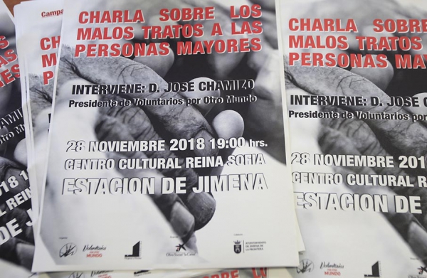 Márgenes y Vínculos organiza una charla sobre los malos tratos a las personas mayores en Jimena de la Frontera