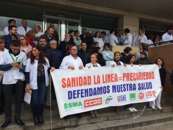 Juan Pablo Arriaga reivindica el derecho a una salud pública digna para los linenses
