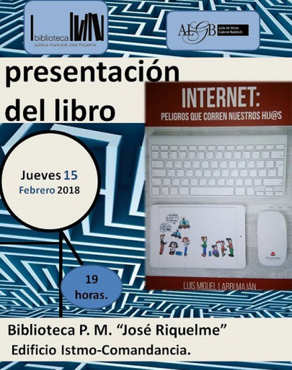 El experto Luis Miguel Larbi presentará mañana en La Línea su libro “Internet: peligros que corren nuestros hij@s”