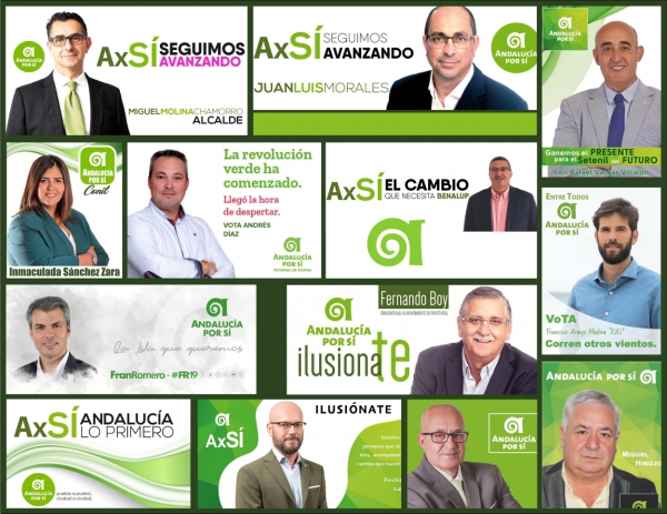 Andalucía Por Sí (AxSí) tendrá representación en 12 ayuntamientos de la provincia de Cádiz con 58 concejalías
