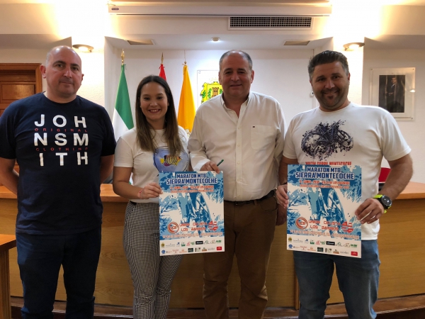 Romero y Lobato presentan el cartel de 14 edición del Maratón MTB Sierra Montecoche