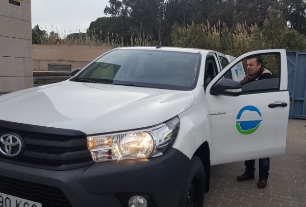 Arcgisa recepciona un nuevo vehículo profesional destinado al servicio de Agua en Alta