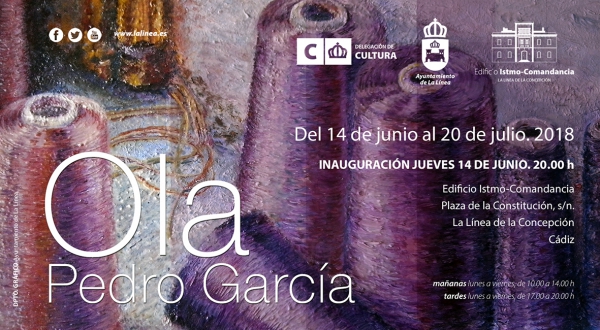 Pedro García inaugura el jueves en el Istmo-Comandancia su exposición pictórica ‘Ola’