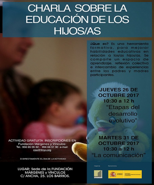 Márgenes y Vínculos programa charlas sobre desarrollo y  comunicación con los hijos destinadas a madres y padres