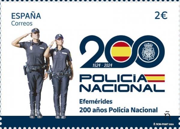 Correos presenta un sello que conmemora el Bicentenario de la Policía Nacional