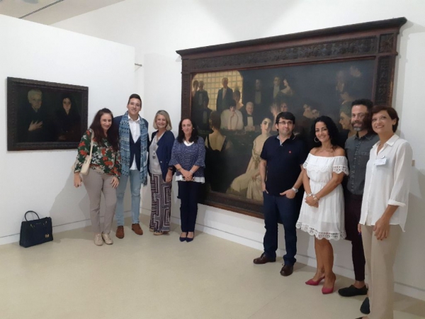 El concejal de Patrimonio Histórico de Estepona ha visitado el museo Cruz Herrera y la galería municipal Manuel Alés