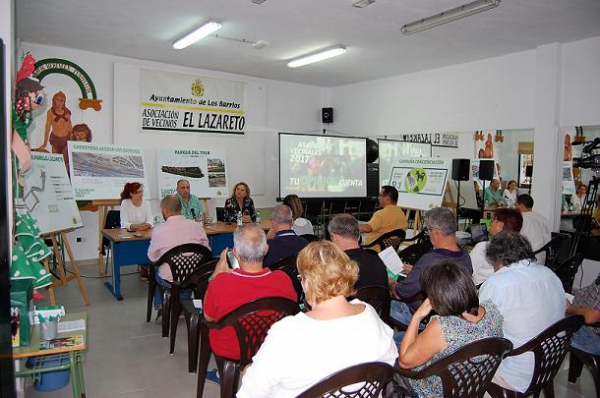 Presentado el proyecto del nuevo acceso que tendrá la barriada de El Lazareto de Los Barrios