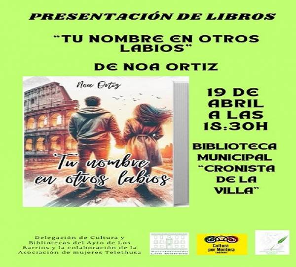 El X Ciclo ‘Escritores’ de Los Barrios finaliza esta semana con la presentación del último libro Ainhoa Ortiz