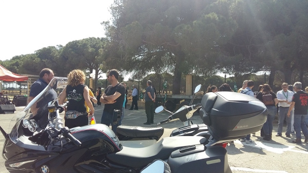 Un centenar de participantes en la primera Ruta Moto Solidaria CSIF Cádiz