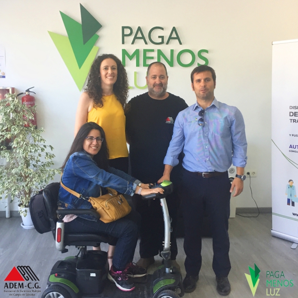 La asociación Esclerosis Múltiple agradece a la empresa Paga Menos Luz su colaboración