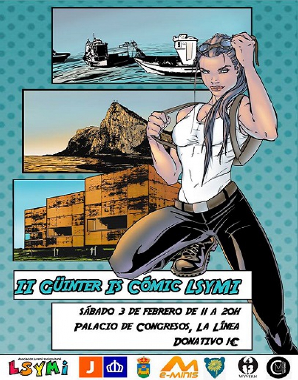 El sábado, en el Palacio de Congresos de La Línea, segunda edición de “Günter is cómic”