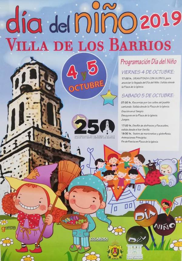 Mañana viernes arrancan las actividades de la celebración del Día del Niño en Los Barrios
