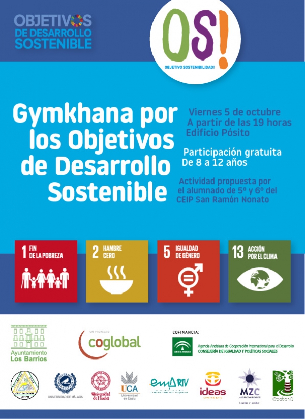 Los Barrios celebra el viernes 5 de octubre una Gymkhana por los Objetivos de Desarrollo Sostenible del proyecto Ágora Infantil