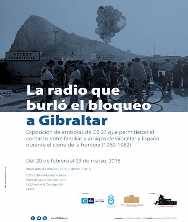 El Istmo-Comandancia acoge desde mañana la exposición de emisoras de radioaficionados “La radio que burló el bloqueo a Gibraltar”