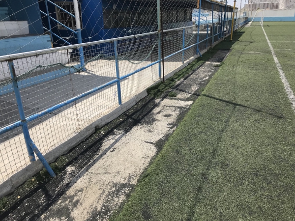 Deportes denuncia el robo de césped artificial instalado en  el campo de fútbol Antonio Reyes