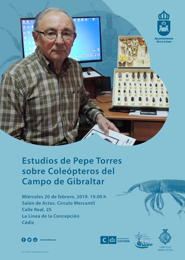 Estudios de Pepe Torres sobre coleópteros del Campo de Gibraltar, mañana en el Círculo Mercantil