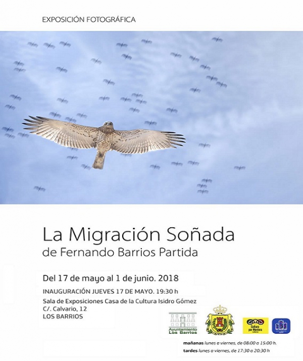 La exposición fotográfica “La migración soñada” de Fernando Barrios llega esta tarde a Los Barrios
