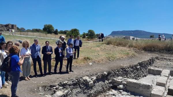 Las últimas excavaciones en el Conjunto Arqueológico de Baelo Claudia sacan a la luz un mausoleo destruido por un seísmo en el siglo IV