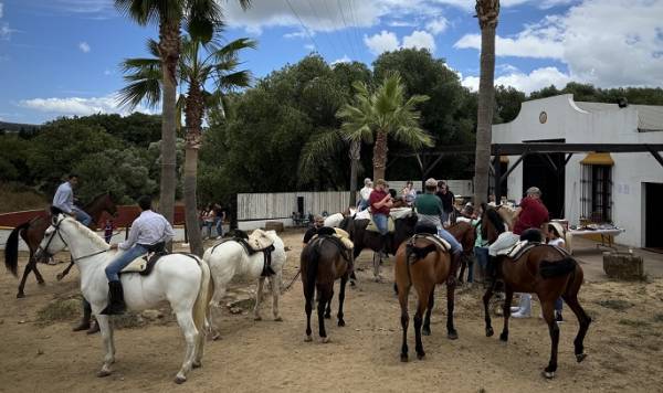 Celebrada en San Roque la VI Concentración de caballos de la Oración del Huerto
