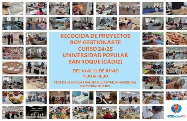 Abierto el plazo de presentación de proyectos para los talleres de la Universidad Popular de San Roque del próximo curso