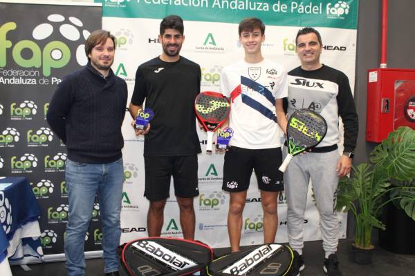 Dos jugadores de pádel de Estepona triunfan en el Campeonato Provincial Absoluto de Cádiz